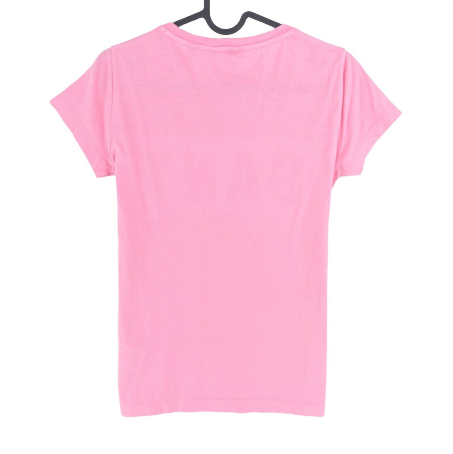 GANT Pink Big Logo Crew Neck T Shirt Size XS