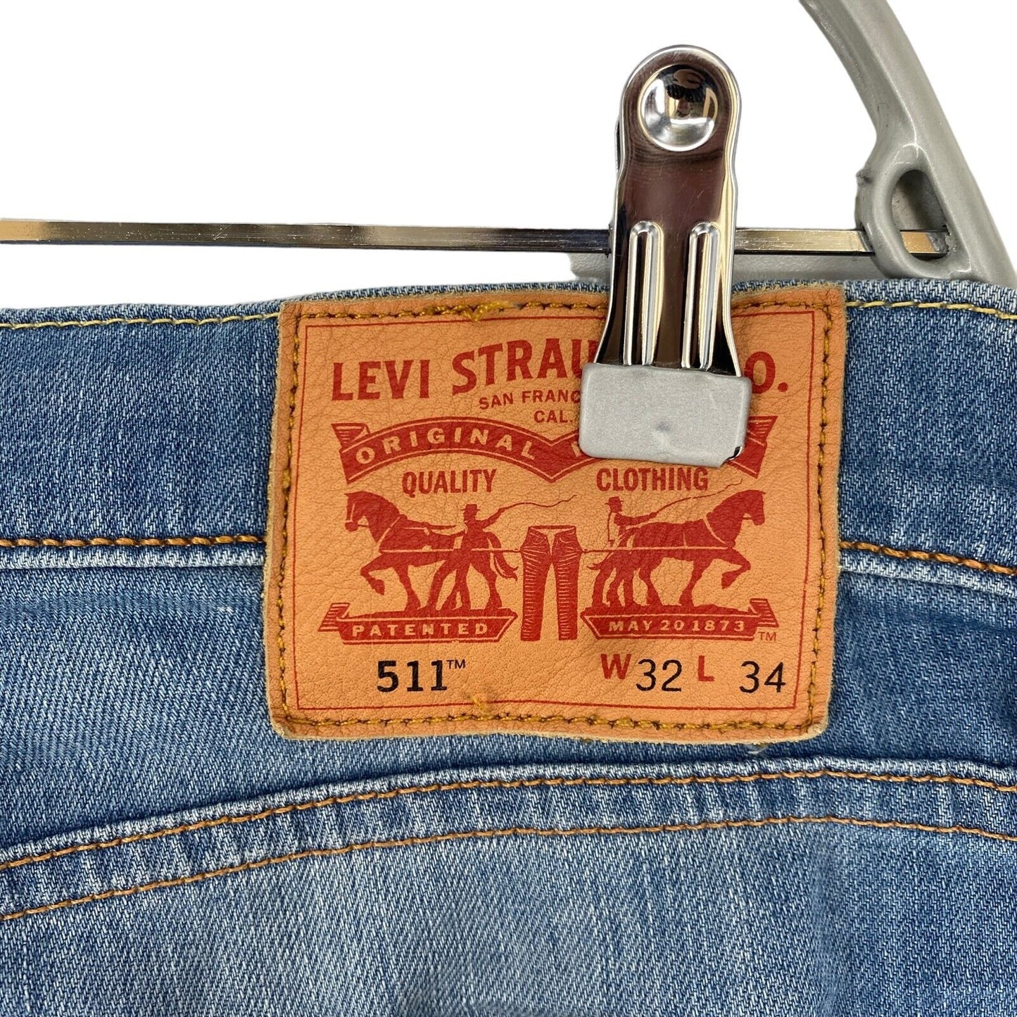 Levi's 511 Bleu Stretch Slim Fit Jean Taille W32 L34