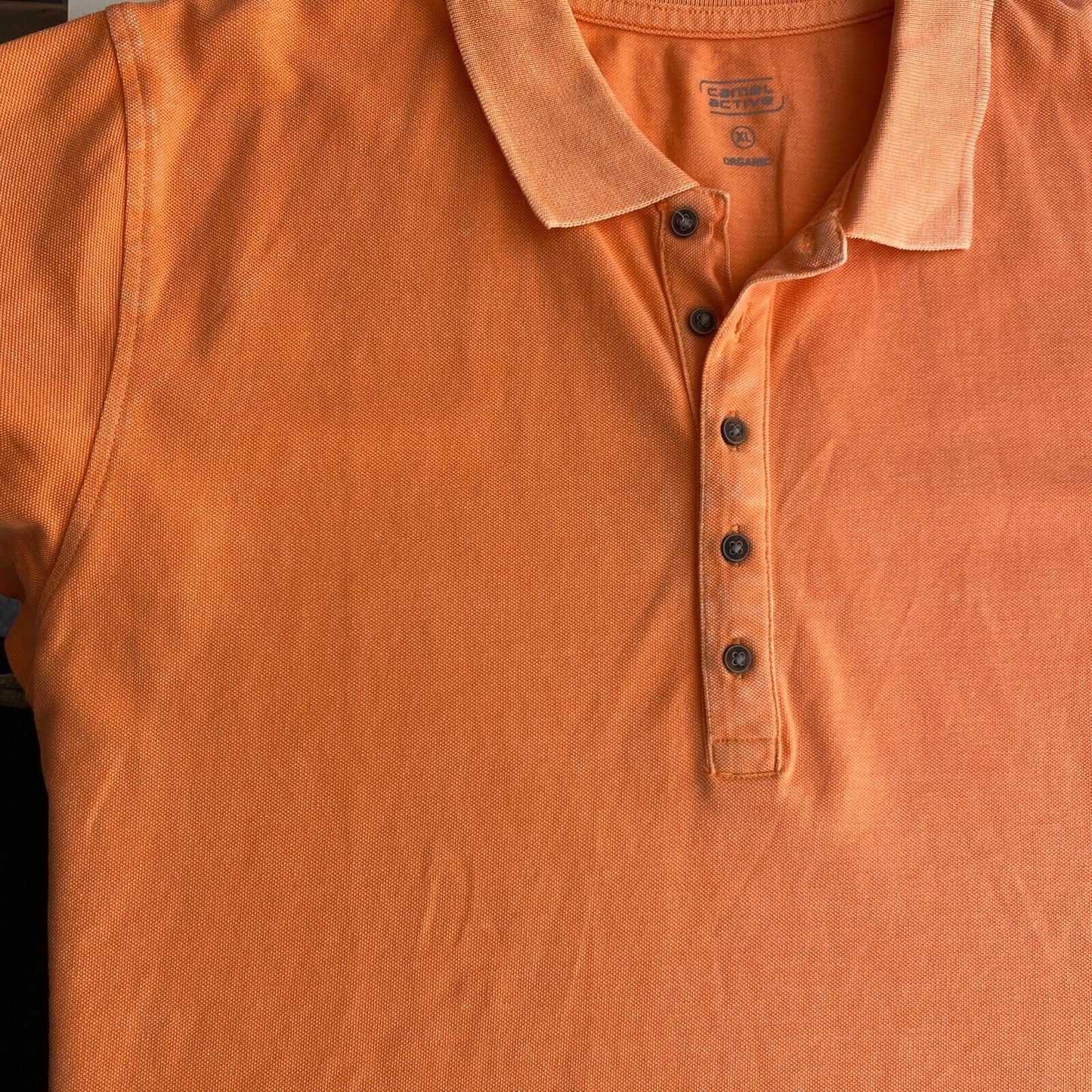 Camel Active Hellorange Piqué Poloshirt SS Größe XL