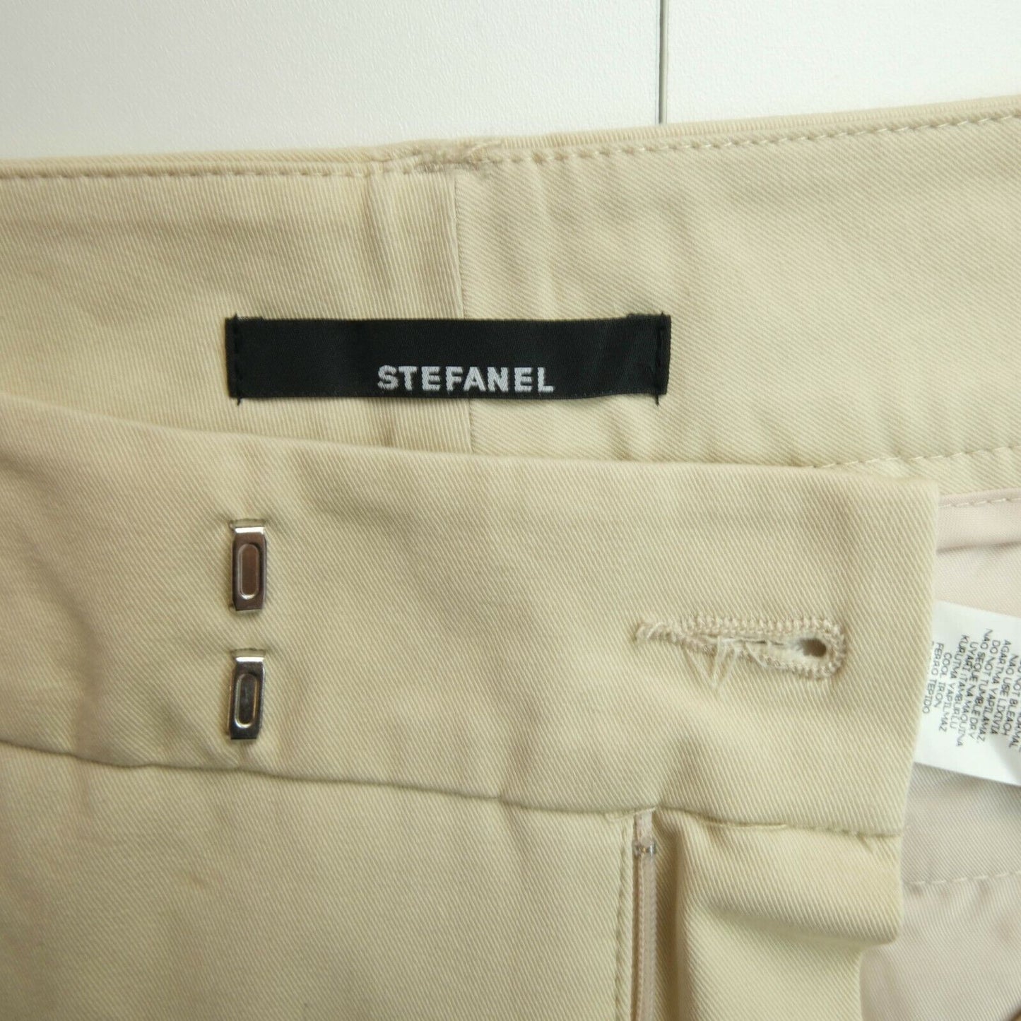 STEFANEL Hellbraune Chino-Shorts Größe EU 34 UK 4 US 2