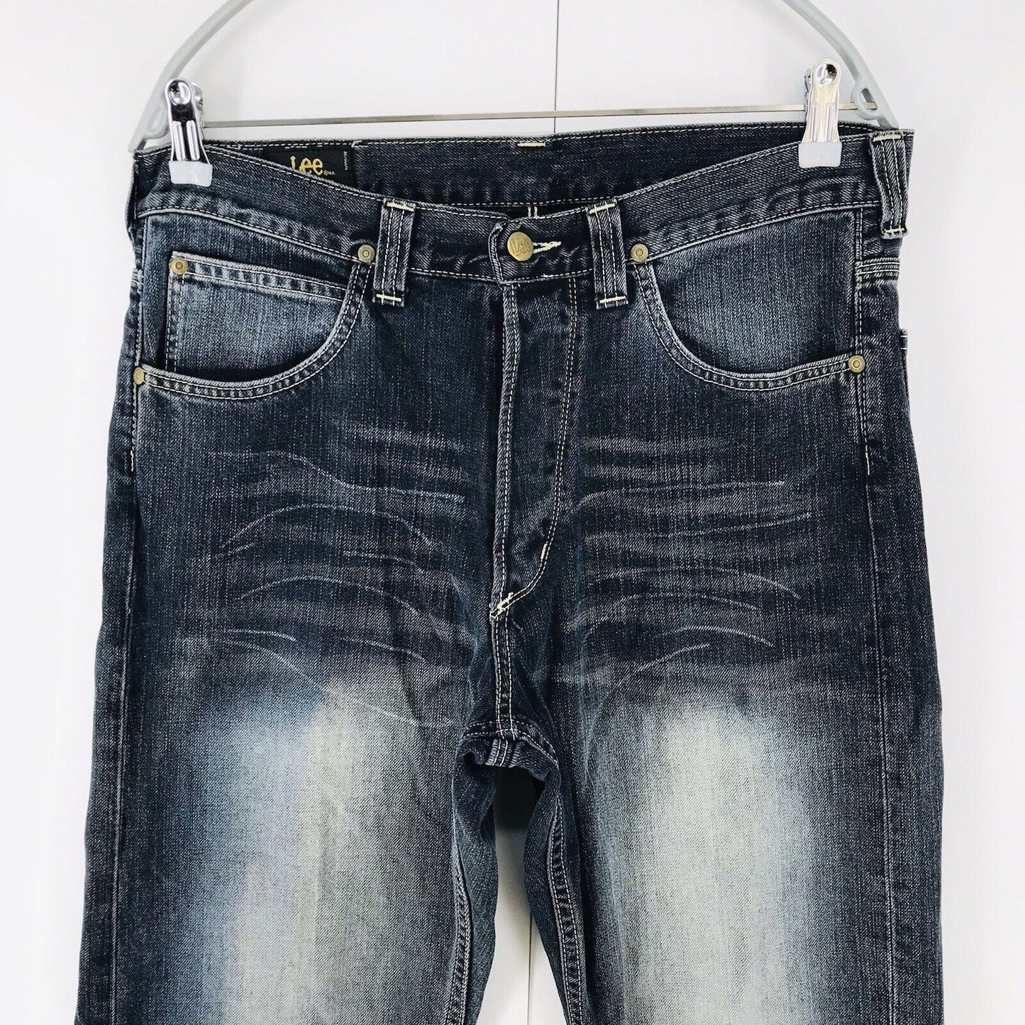 Lee NASH Dark Blue Relaxed Straight Fit Jeans Size W32 L26