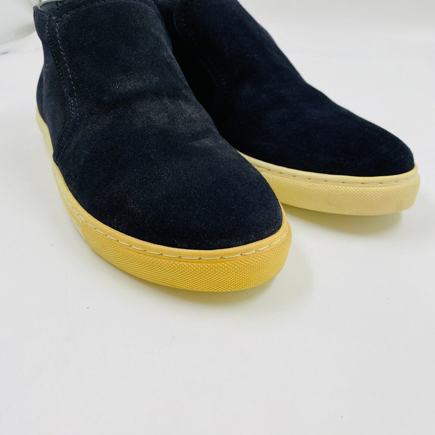 Tommy Hilfiger Mens Navy Blue Suede Leather Slip On Shoes EU 42 US 9 UK 8