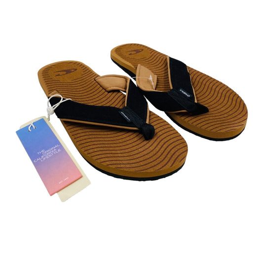 O'NEILL Brown Mens Beach Sandals Flip-Flops Size EU 39 UK 6 US 7