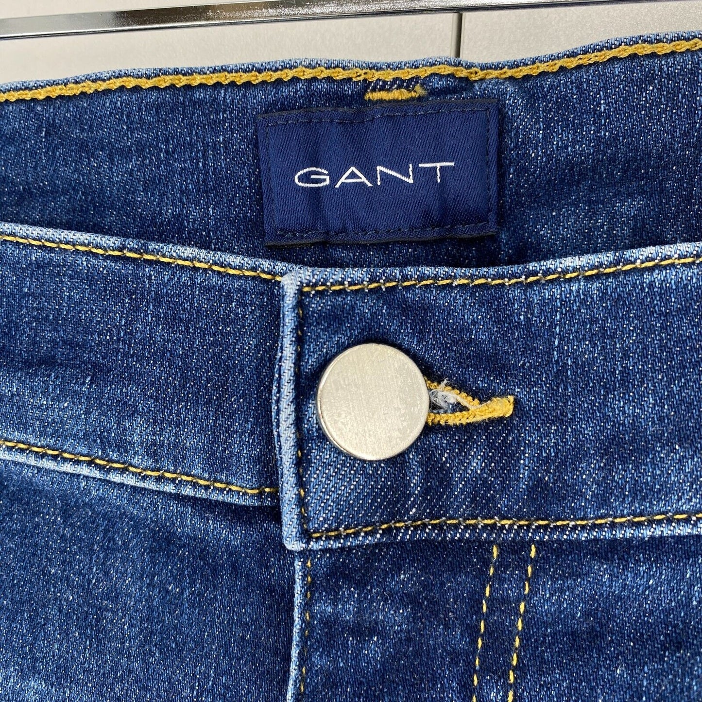 GANT Damen Jeans Slim Straight Fit Blau W31 L30