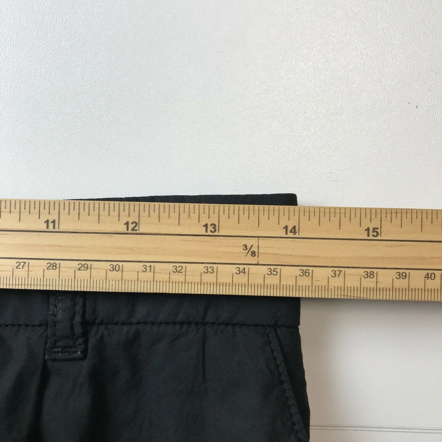 Tommy Hilfiger Pantalon cargo noir coupe décontractée pour femme Taille W28