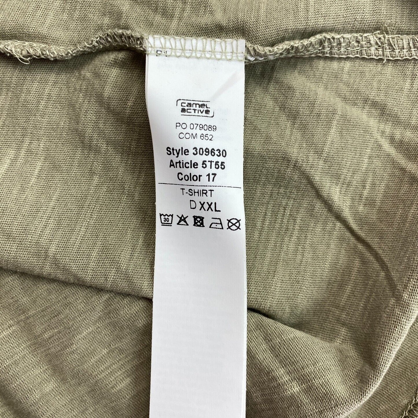 Camel Active Tanktop mit Rundhalsausschnitt, Grün, Größe 2XL XXL