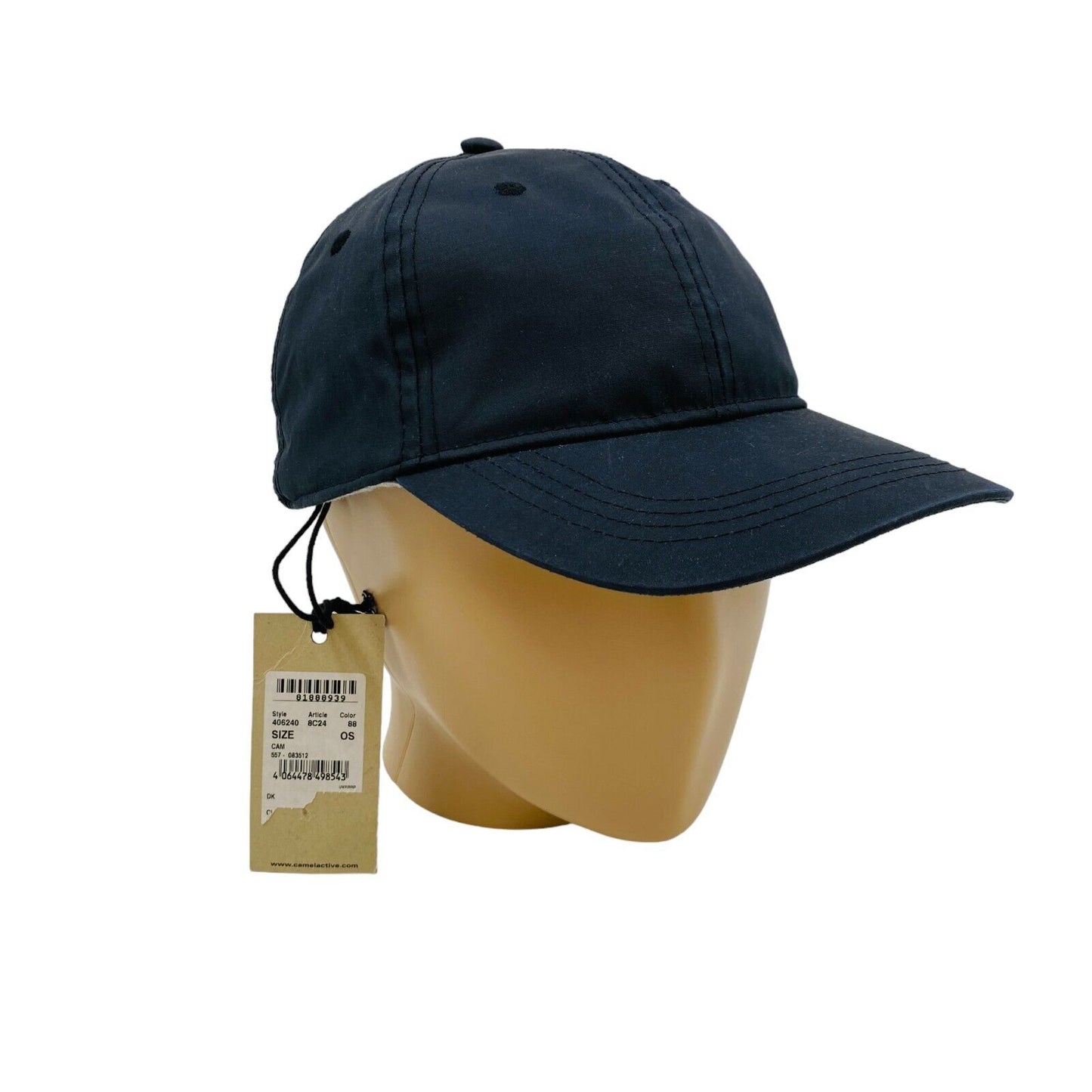 Camel Active Mens Dark Navy Blue Logo Warm Baseball Twill Cap Hat One Size