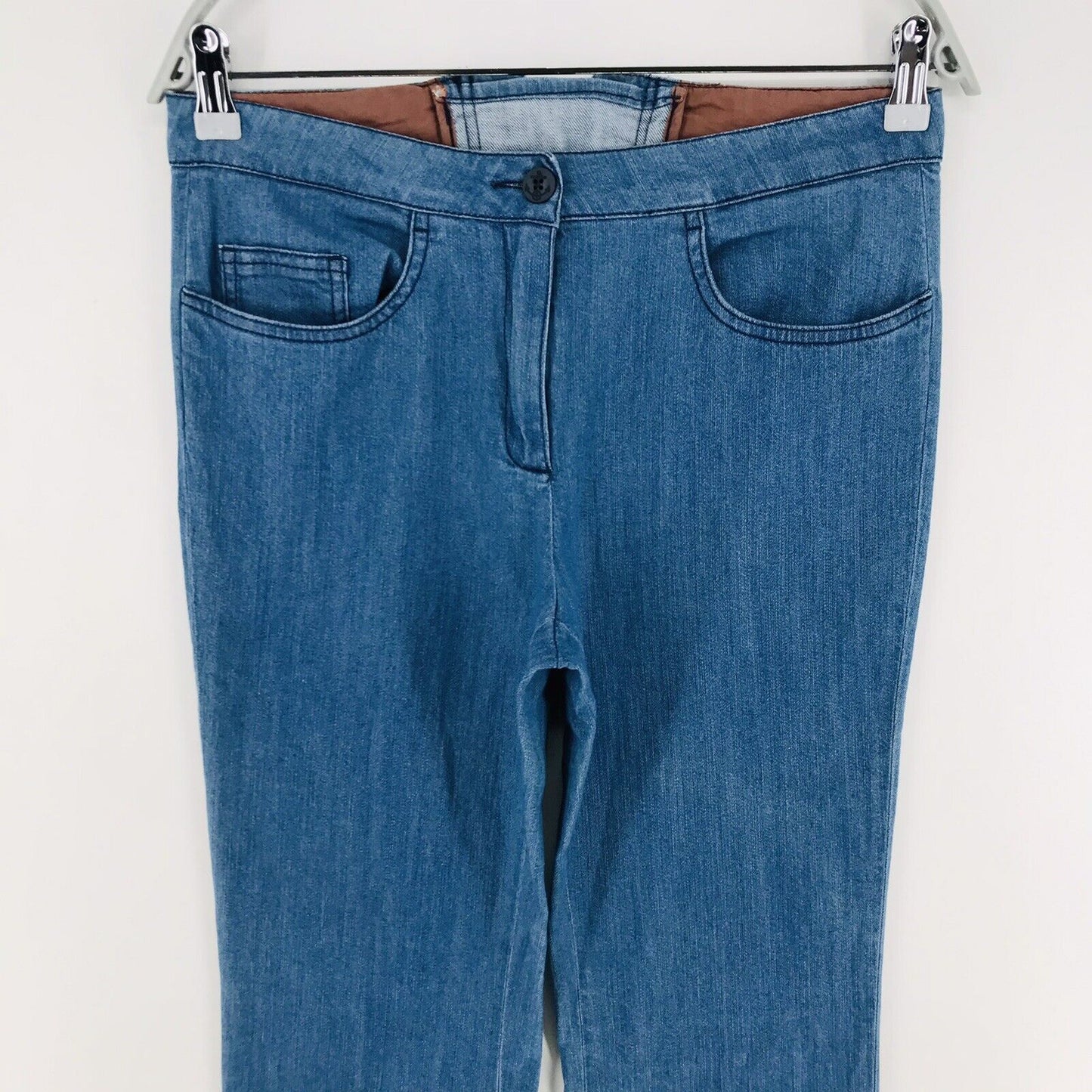 219 € GANT By MICHAEL BASTIAN Jean stretch taille haute bleu coupe bootcut pour femme W29