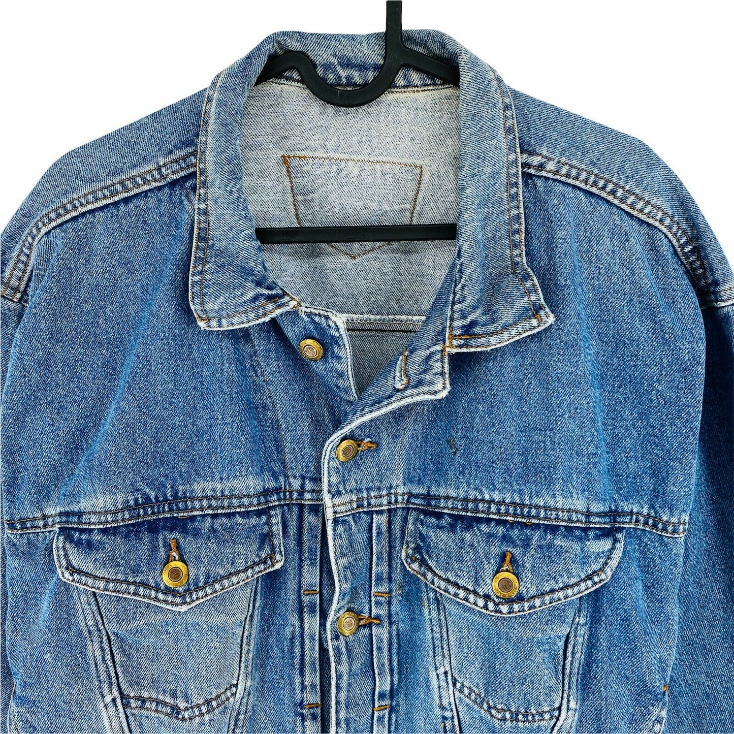 JOHN MOSS Blue Vintage Denim Jeans Jacket Size L