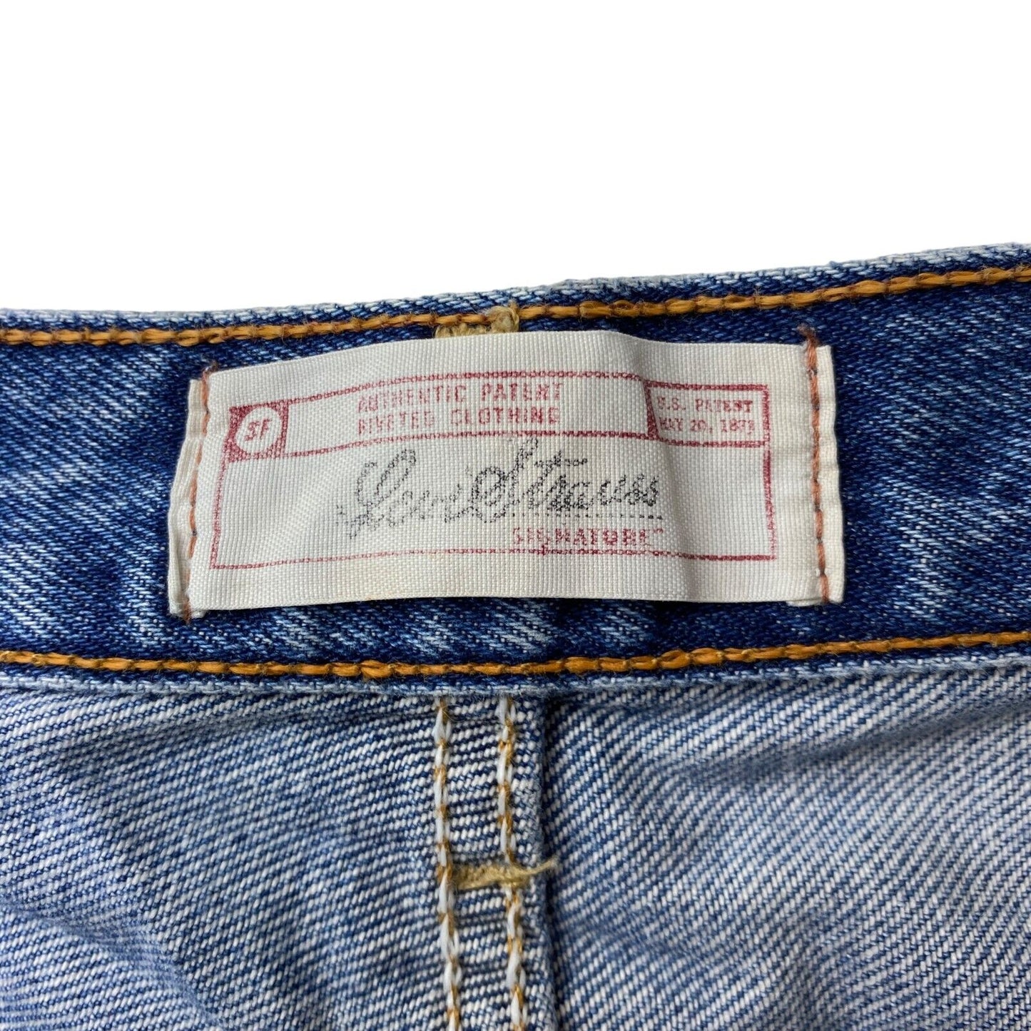 Vintage Signature By Levi Strauss Blue Regular Straight Fit Jeans W31 L30