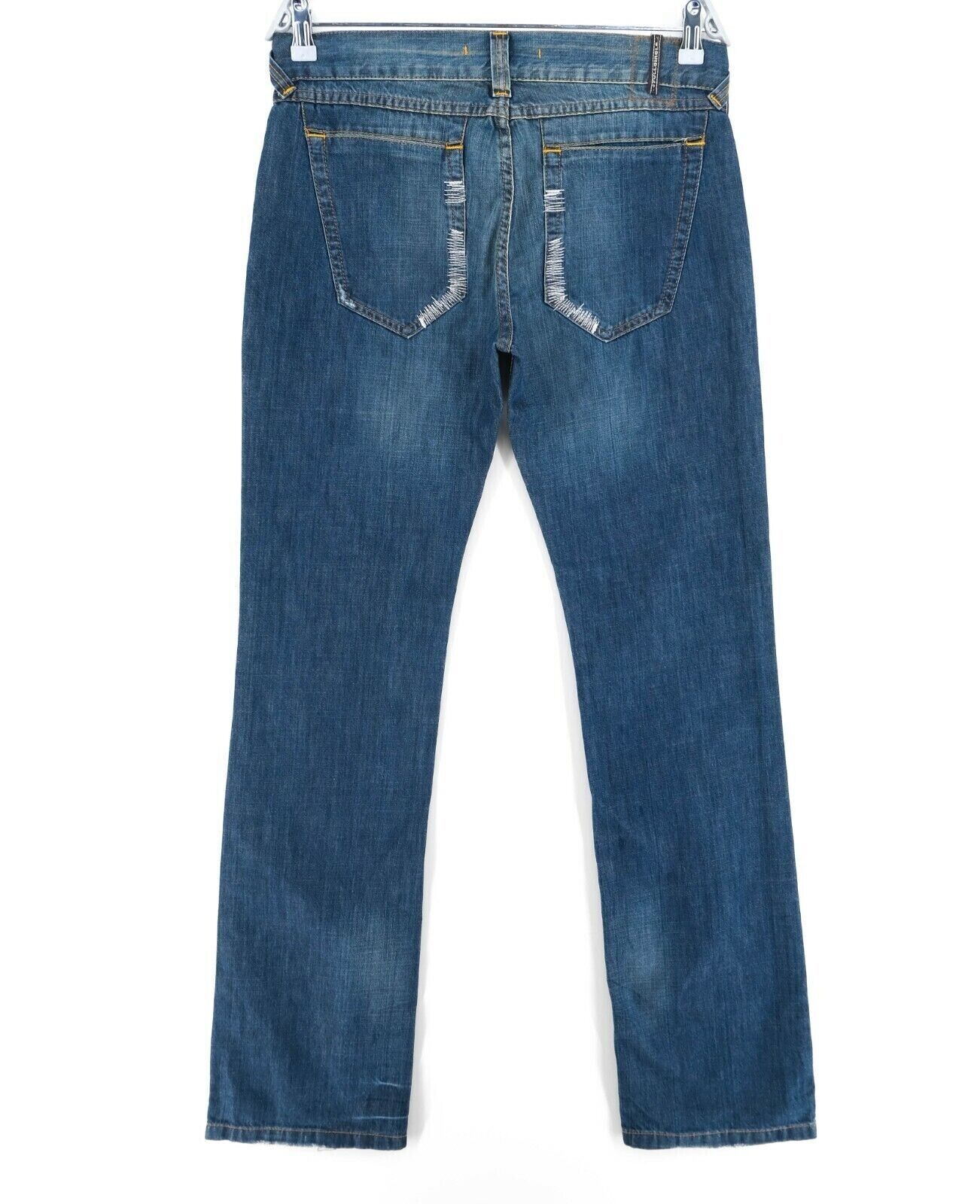 FULL CIRCLE Jean bleu denim coupe droite régulière pour femme taille W30