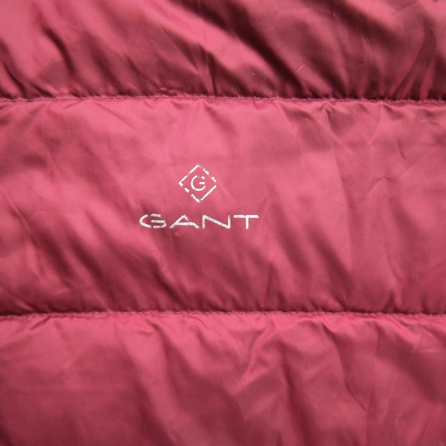 GANT Dunkelrot Leichte Daunenjacke Mantel Größe XL