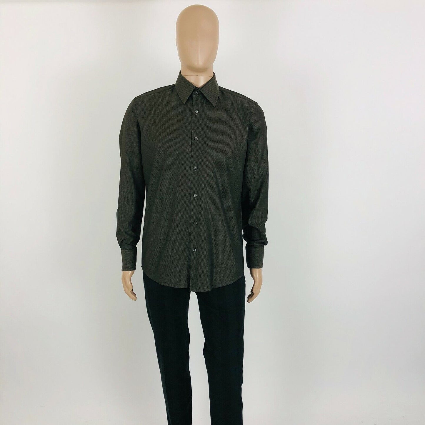 Hugo Boss Brown Regular Fit High Quality Shirt Size 15 3/4 40 / Large