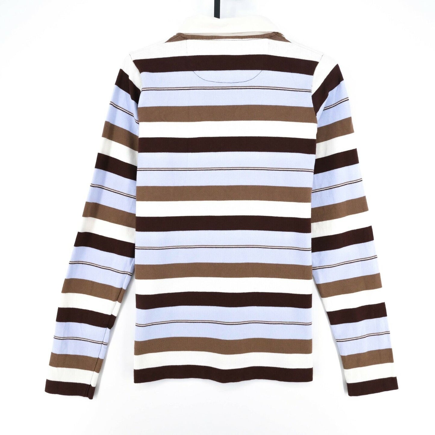 GANT Coloured Cute Stripe Polo Neck Jumper Sweater Pullover Size S