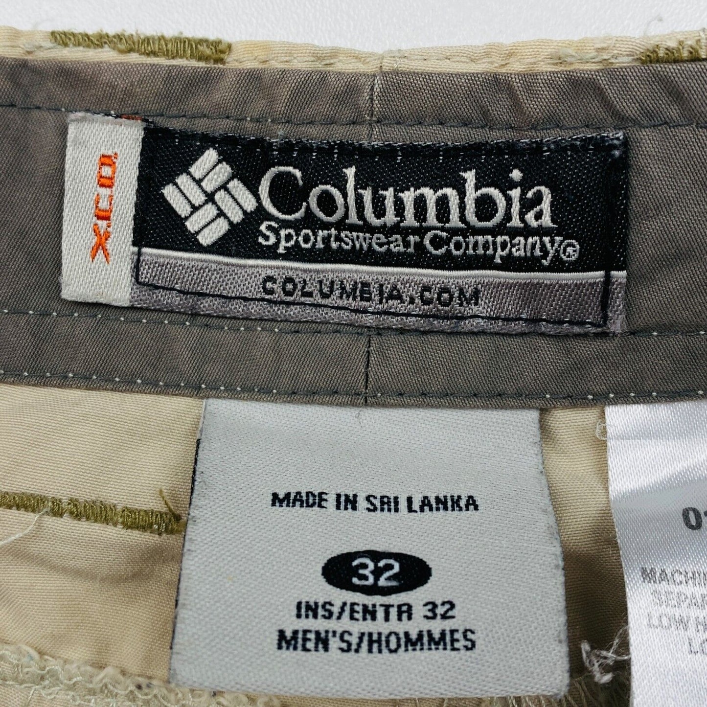 Columbia Sportswear Company Beige Activewear Trousers Pants Size W32 L32