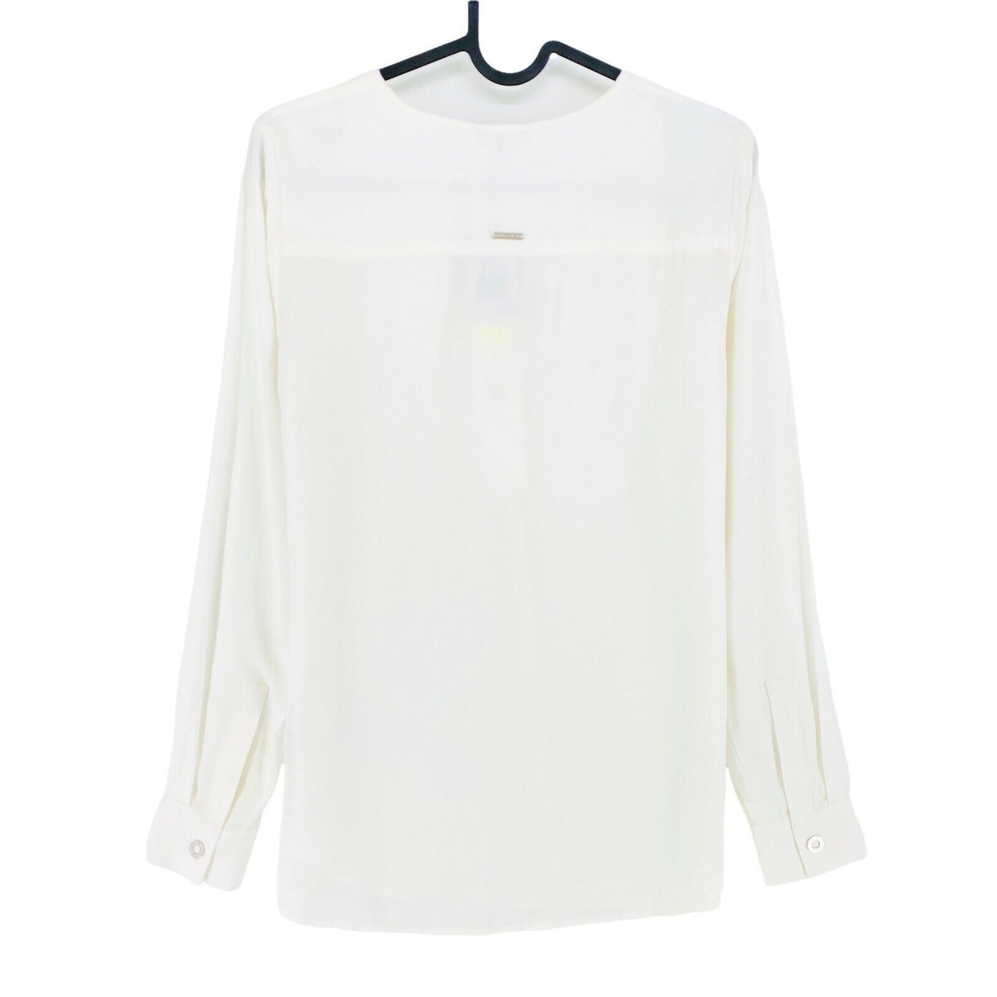 NAUTICA White Crew Neck Blouse Size 2XS