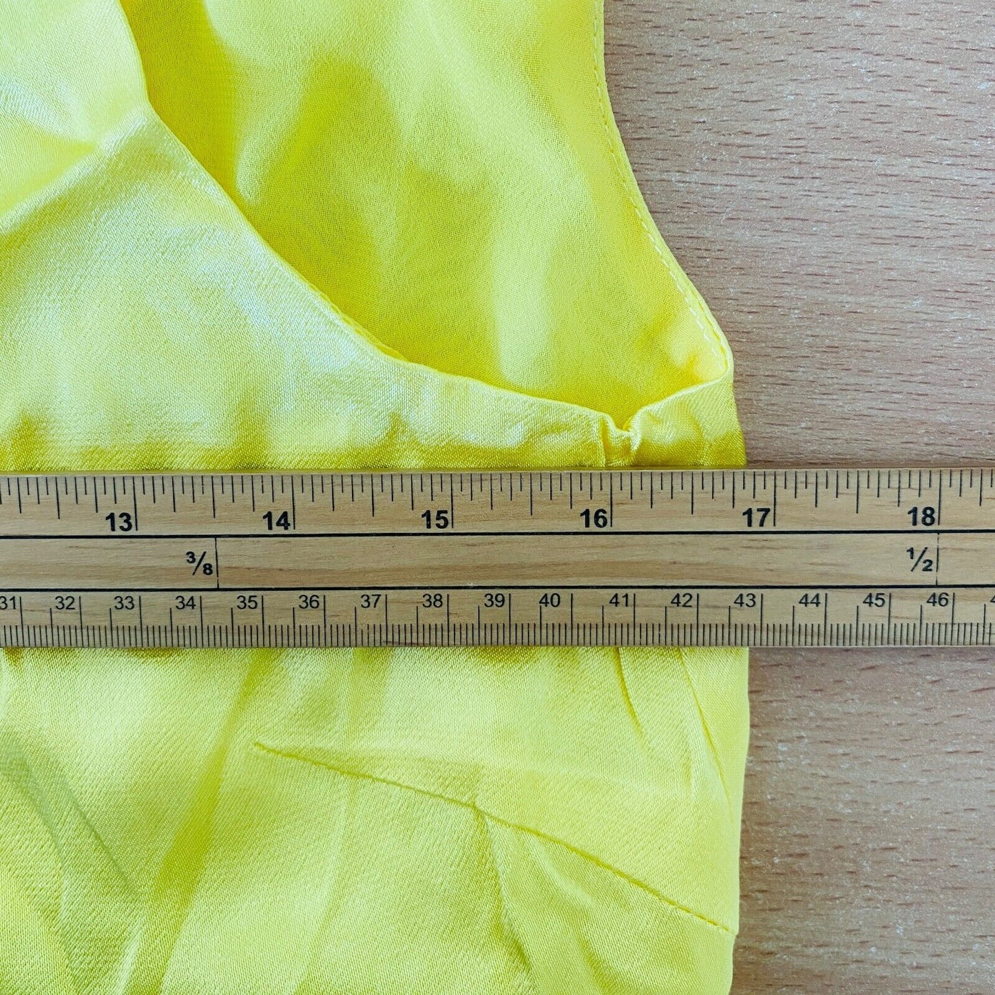 MINIMUM Yellow Crew Neck Dress Size EUR 34