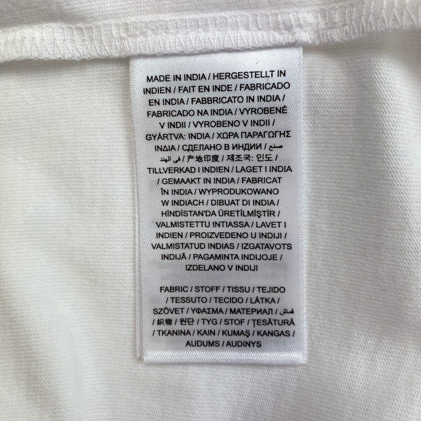 GANT Blanc USA T-shirt à manches longues et col rond Taille S