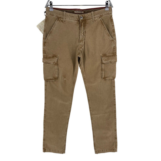 Jacob Cohen Men IKE Brown Cargo Pants Trousers Size W31 L34 Made In Italy