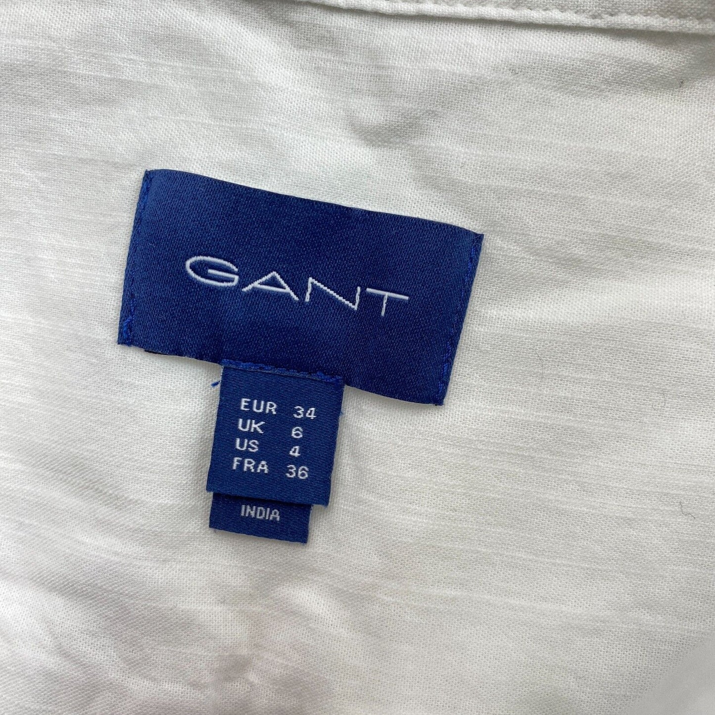 GANT Chemise longue à rayures flammées placées blanches Taille EU 34 UK 6 US 4