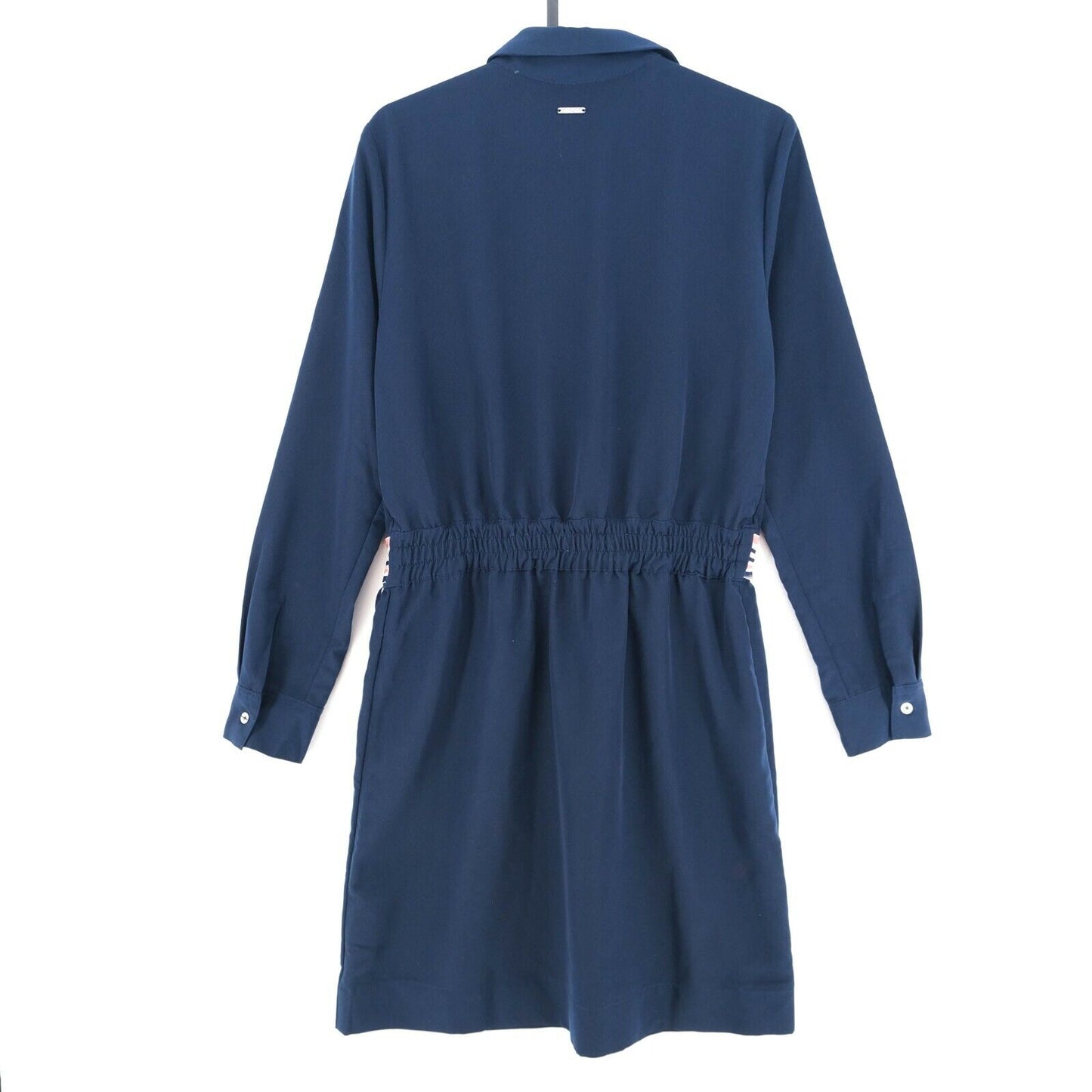 Nautica Navy Blue Long Sleeves Shirt Dress Size 2XS XS