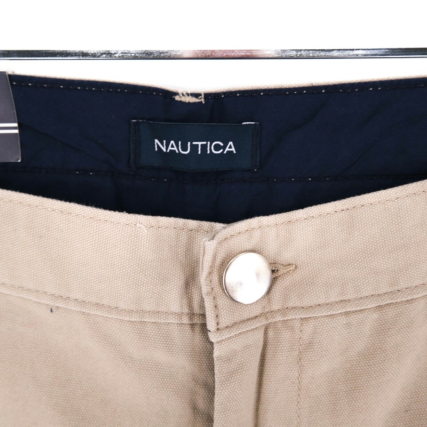 NAUTICA Light Brown Classic Fit Cargo Pants Trousers W38 L34