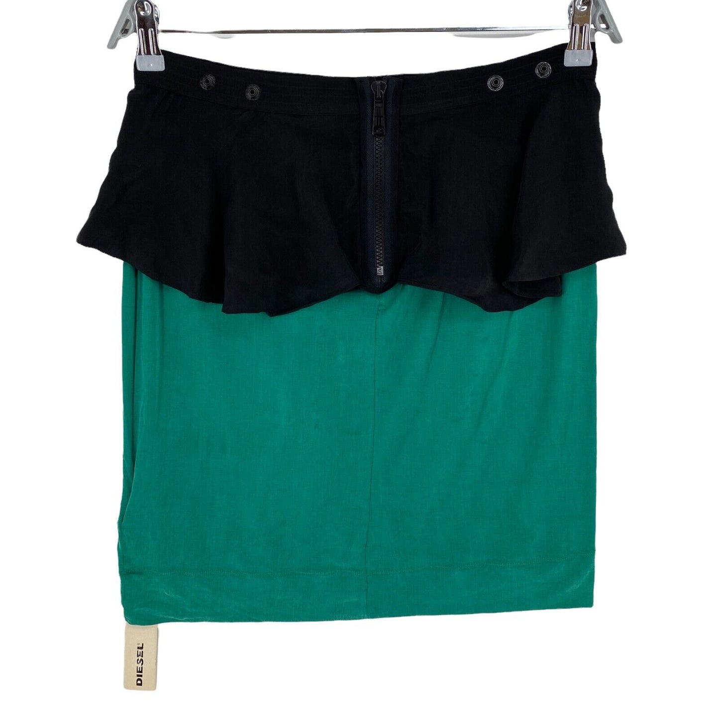 DIESEL Dark Green Straight Mini Skirt Size 27 EU 34 UK 6 US 4