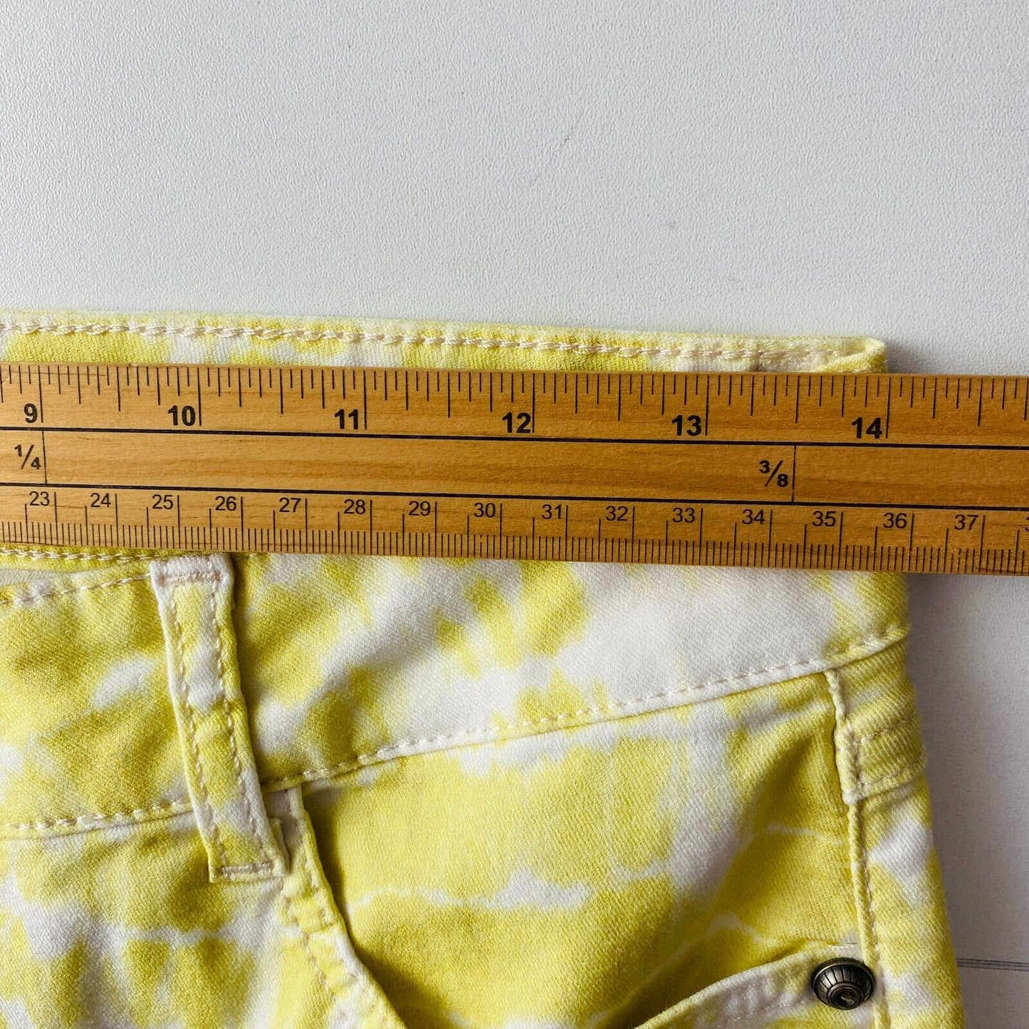 DESIGUAL Women Yellow Stretch Slim Fit Jeans EUR 40 UK 12 US 6 W30