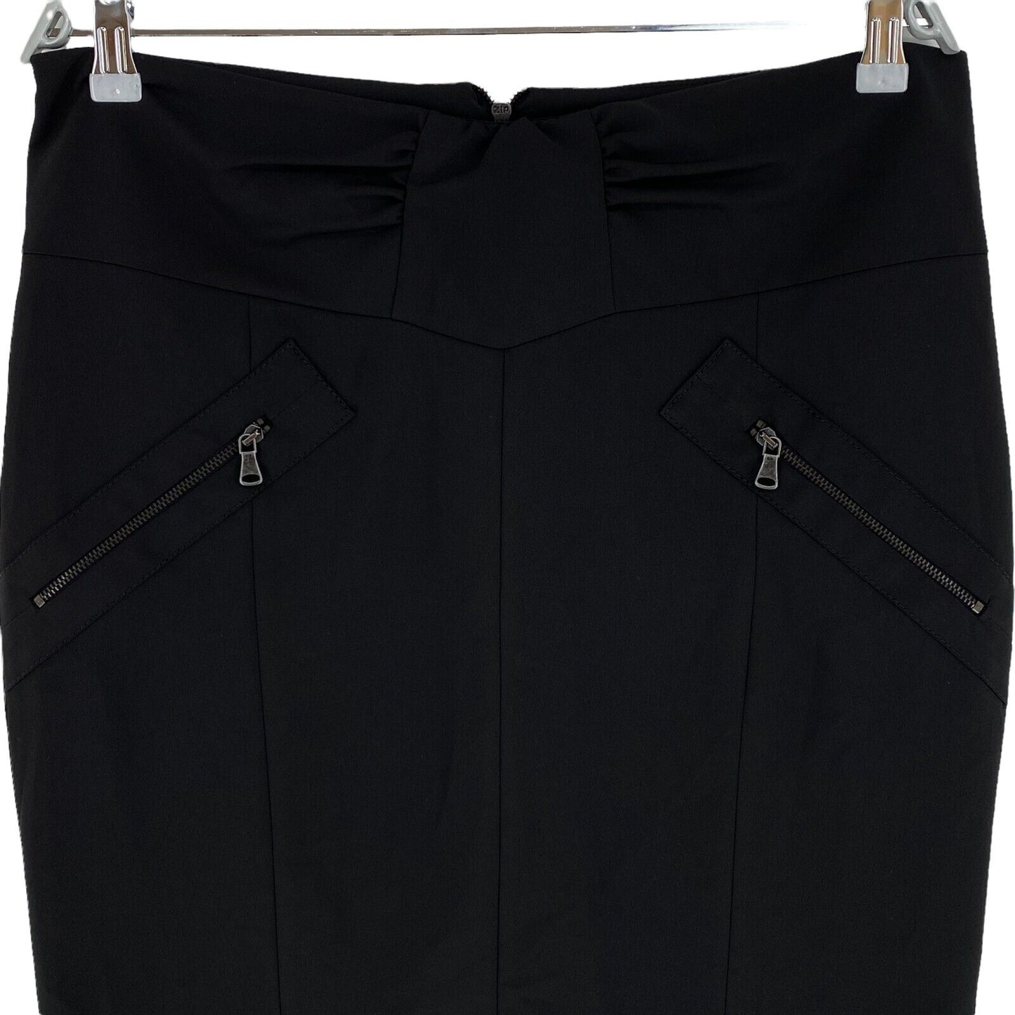 RPR €106 COMPAGNIA ITALIANA Black A-Line Skirt Size EU 42 UK 14 US 12