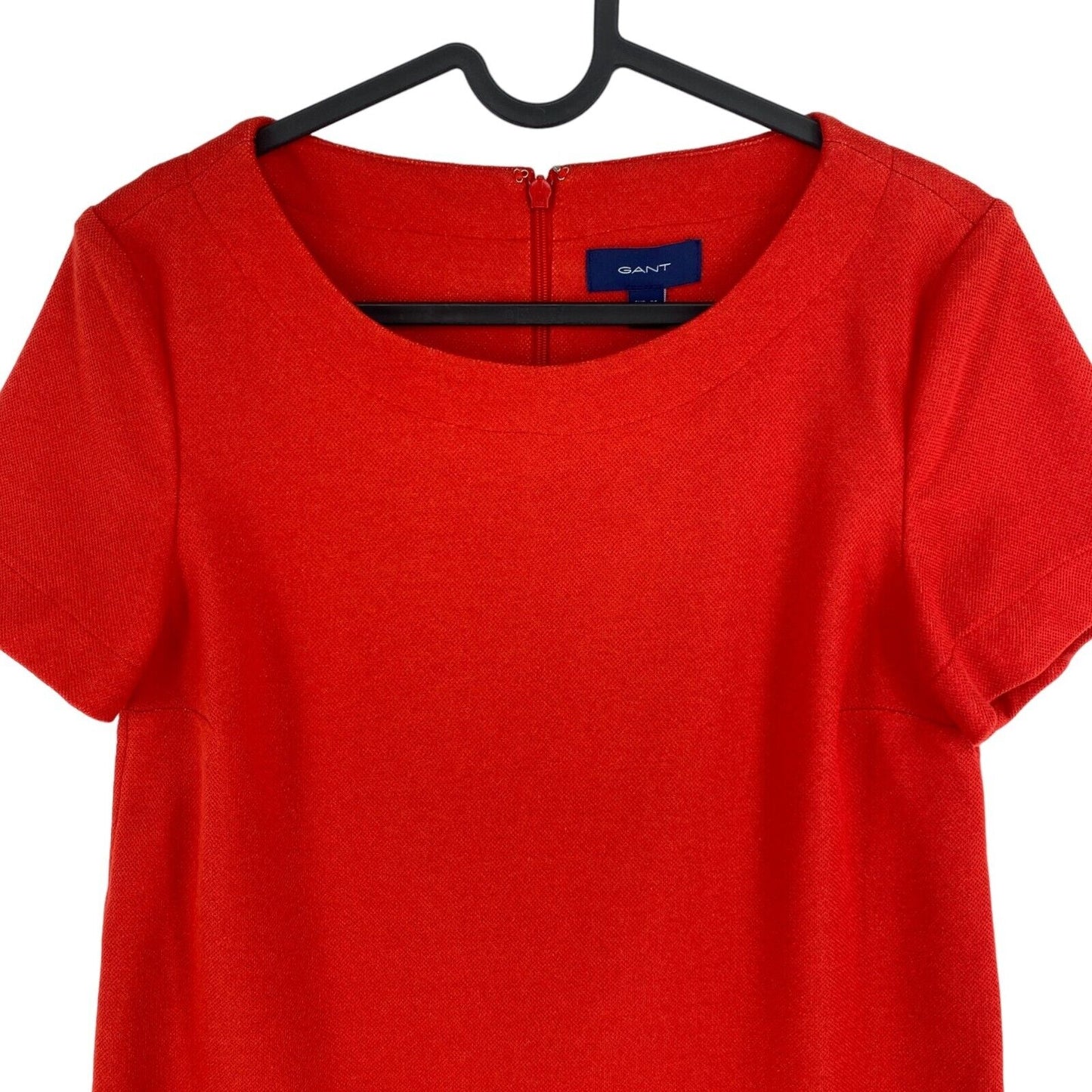 GANT Red Tech Prep Jersey Pique Shift Dress Size EU 34 UK 6 US 4