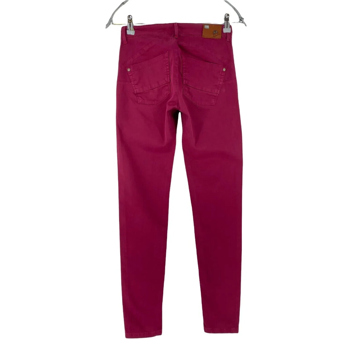 LA MARTINA Women Dark Pink Skinny Fit Jeans Trousers W27