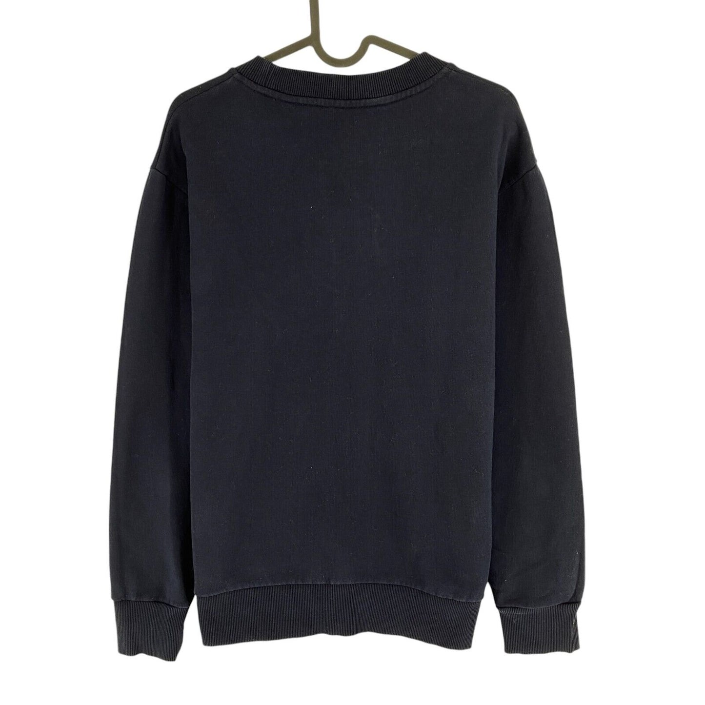 GANT Men Navy Blue Tonal Archive Shield Crew Neck Sweater Jumper Size M