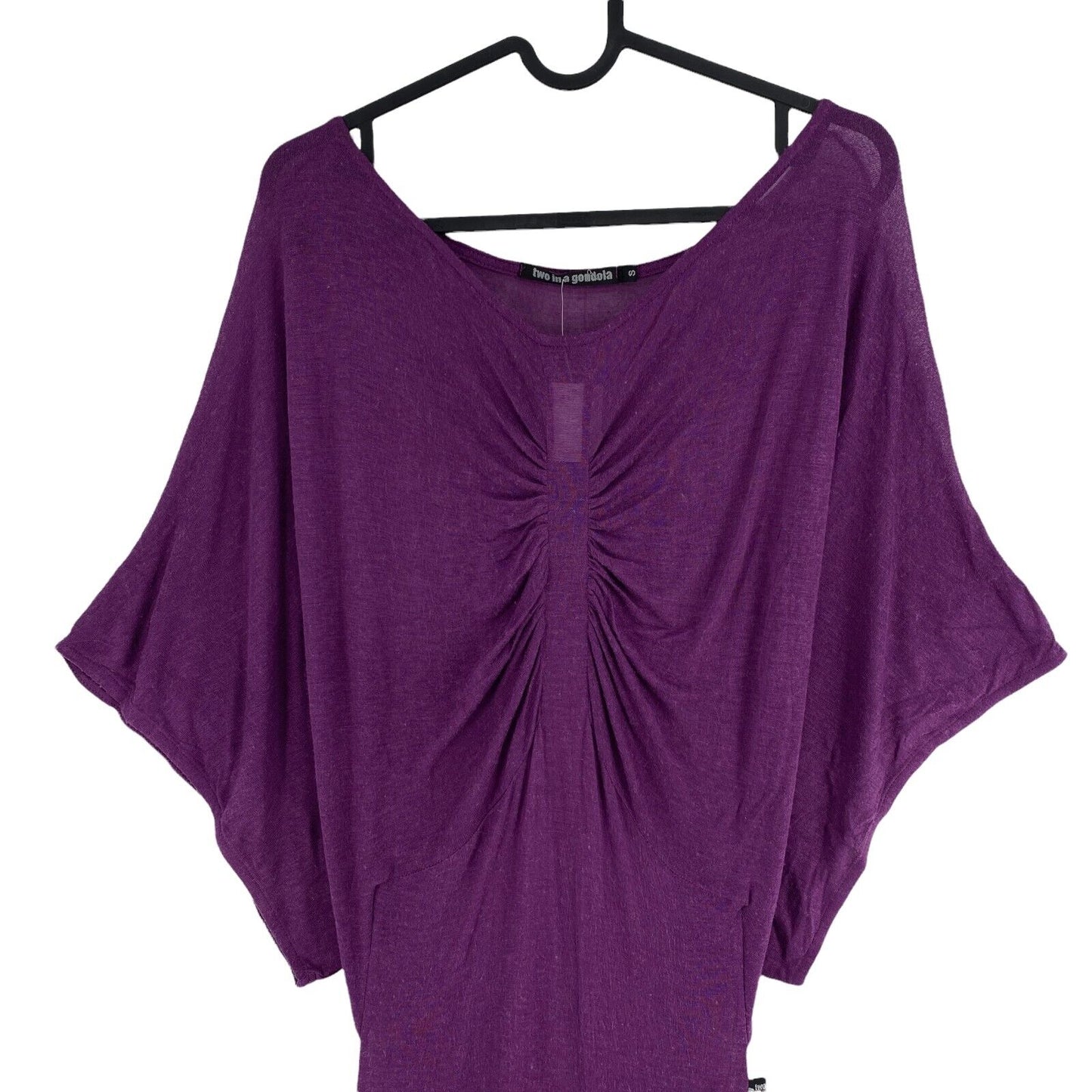 RPR €128 TWO IN A GONDOLA Purple Round Neck Dress Size S