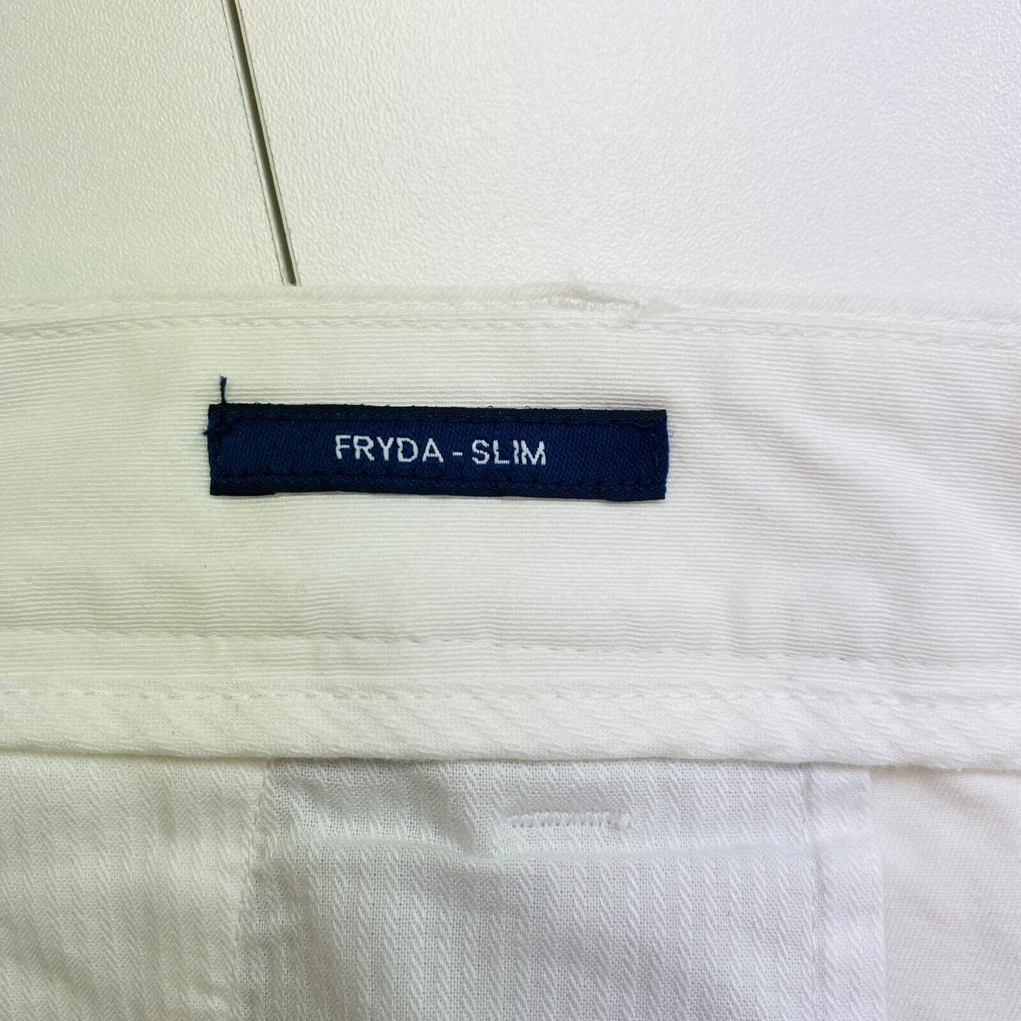 GANT White Fryda Slim Chino Pants Trousers Size EU 34 UK 6 US 4