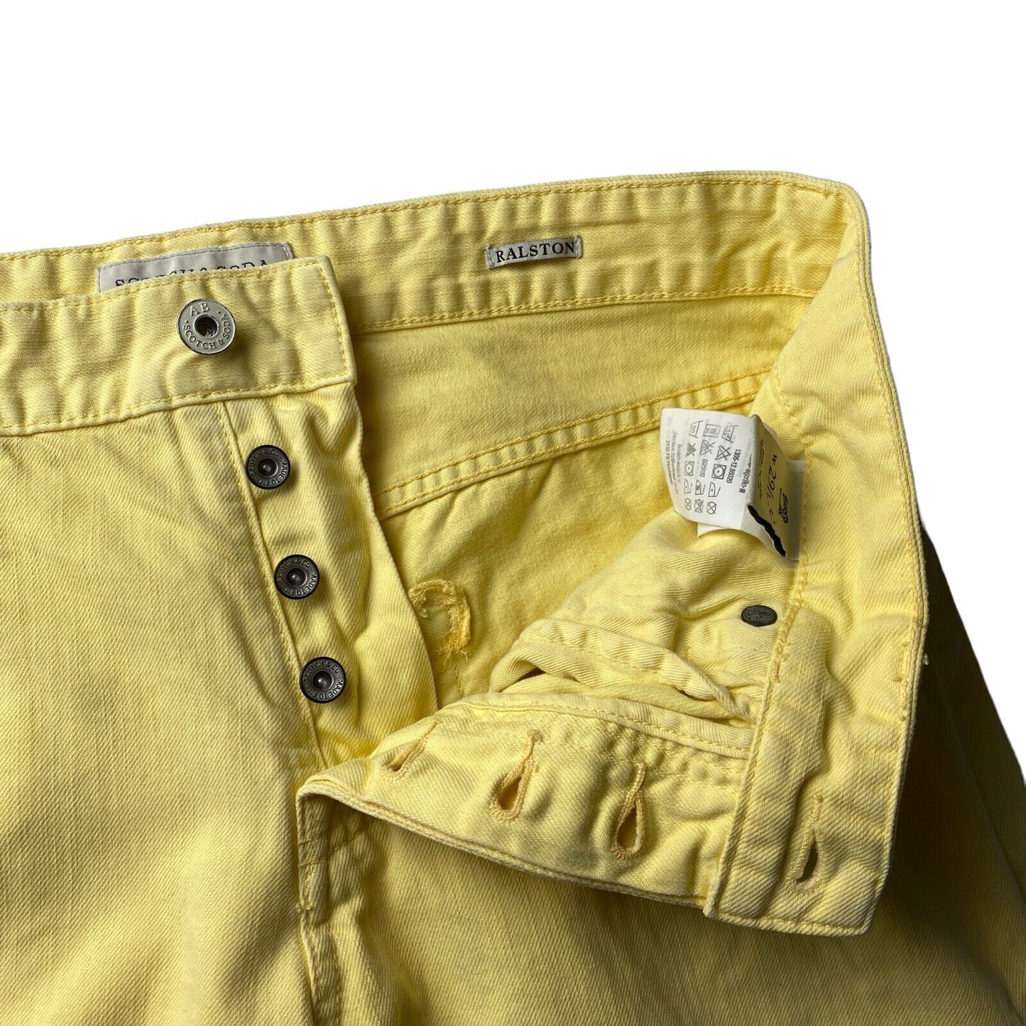 Scotch & Soda RALSTON Yellow Slim Fit Jeans W29 L32