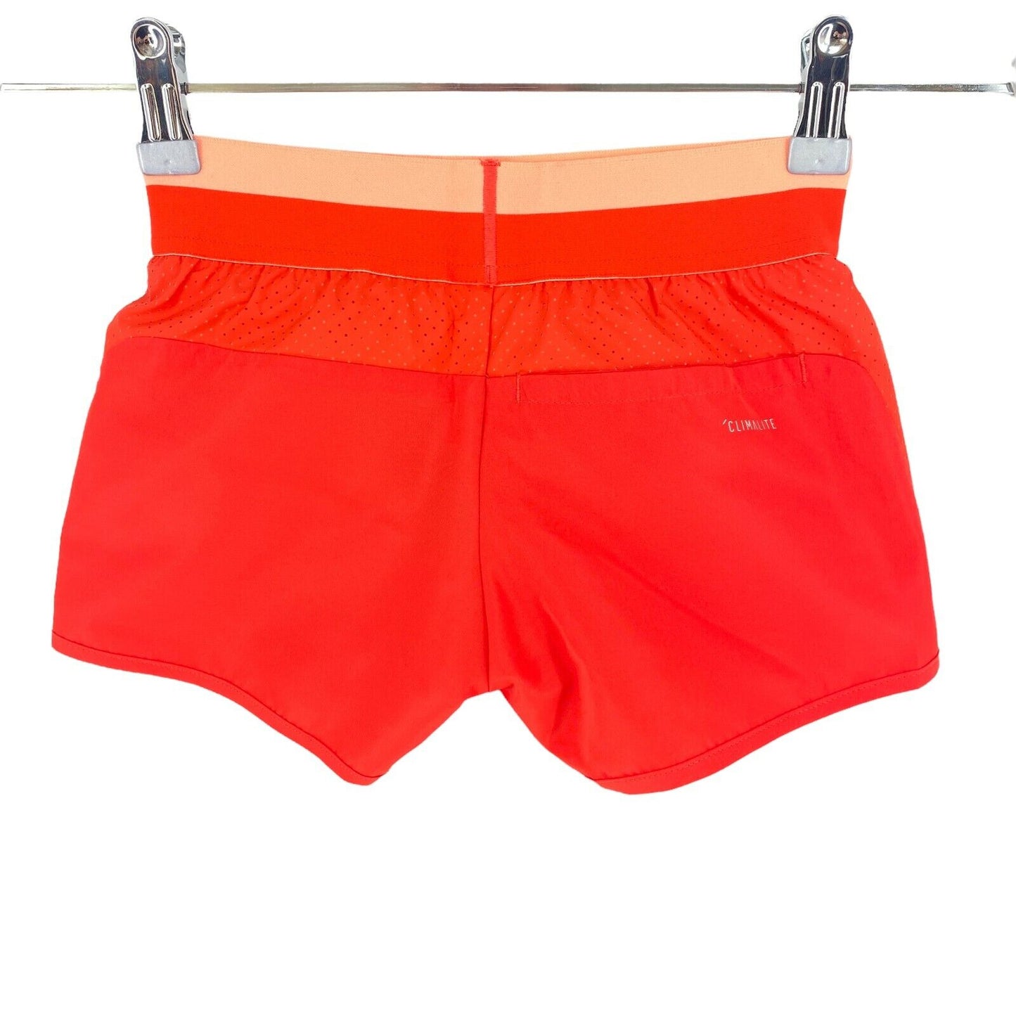 Adidas Climalite Girls Orange Shorts Size 5 - 6 Years