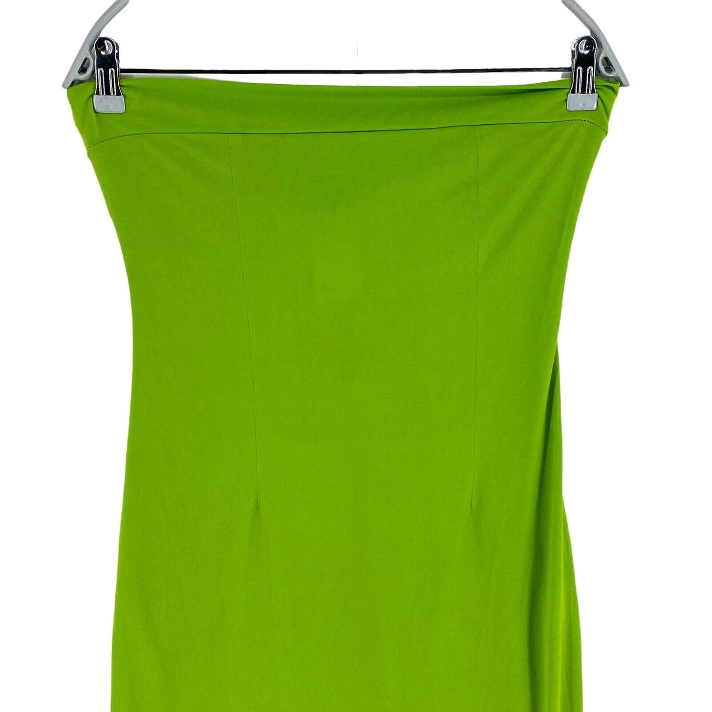 Laura Conti Green Jersey Straight Midi Skirt Size S