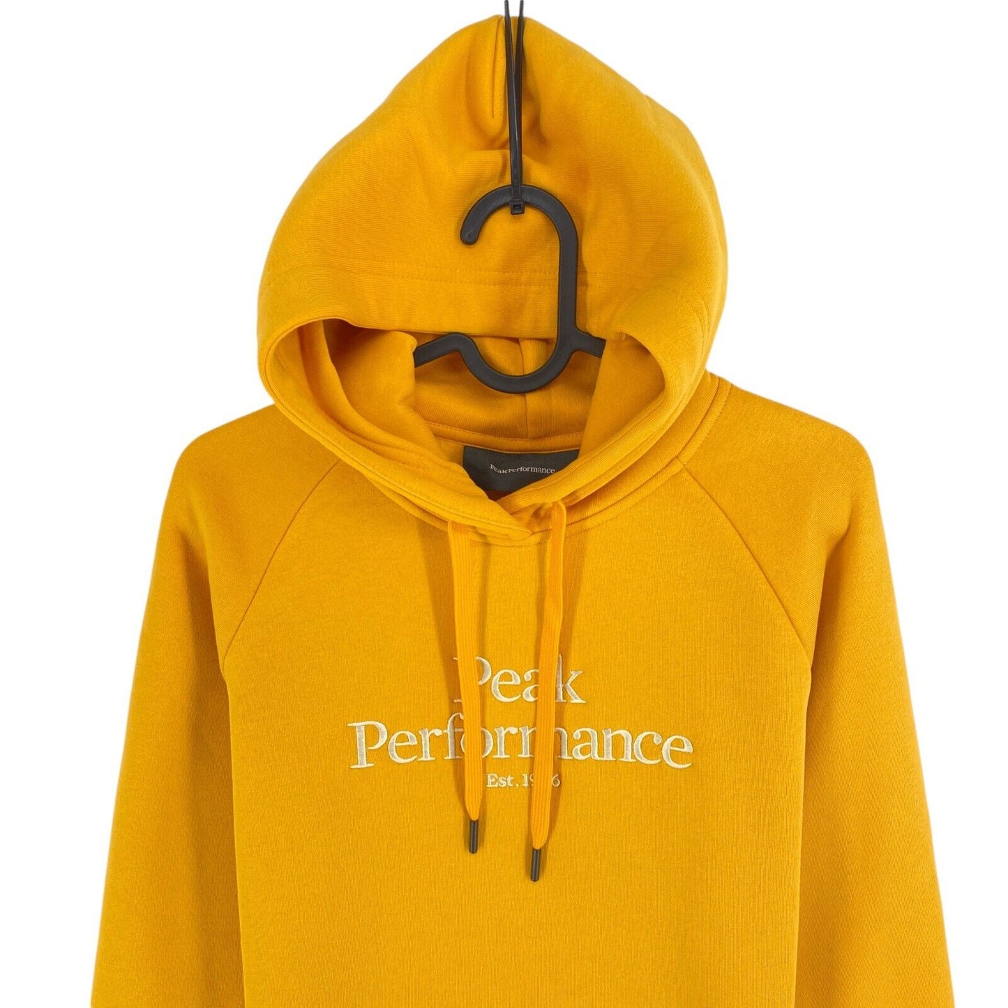 Peak Performance Women Yellow Original Hoodie Jumper Sweater Size S