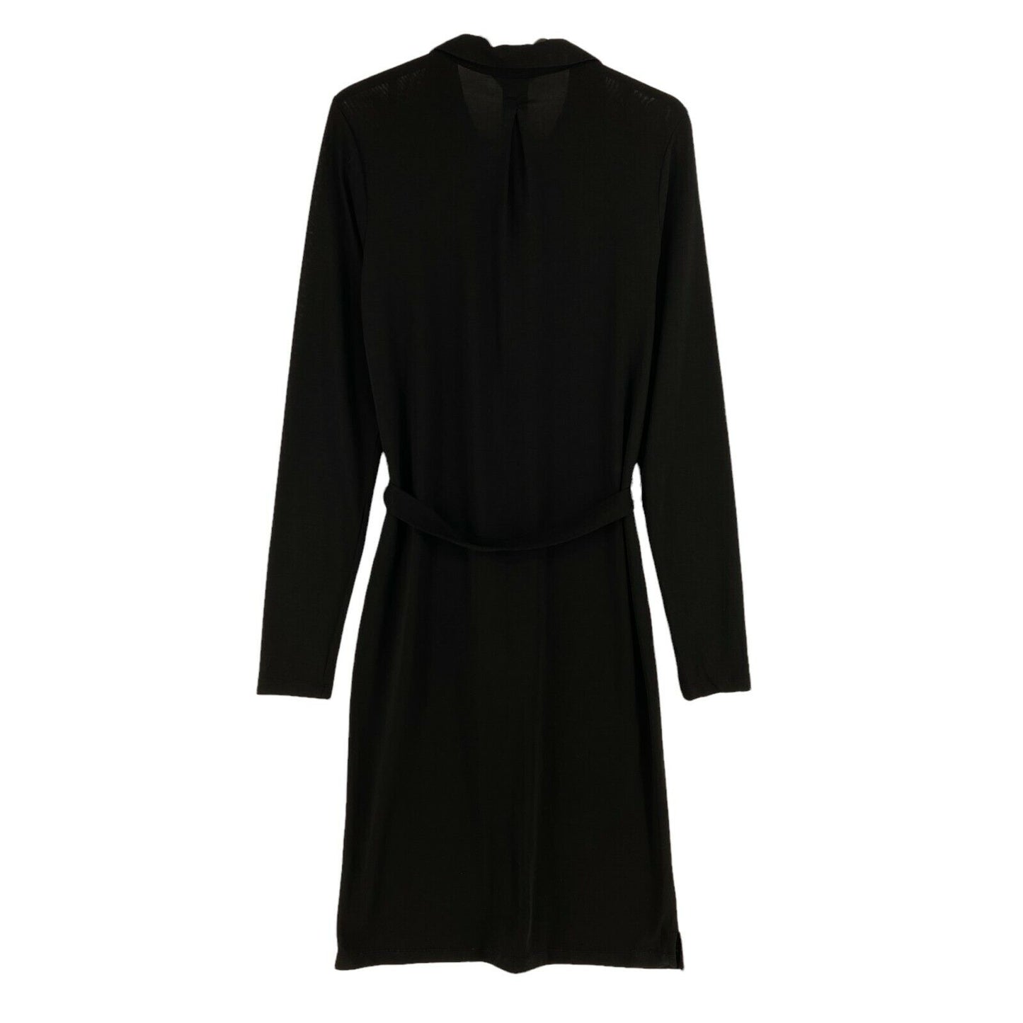 GANT Robe chemise noire unie à manches longues Taille EU 36 UK 8 US 6