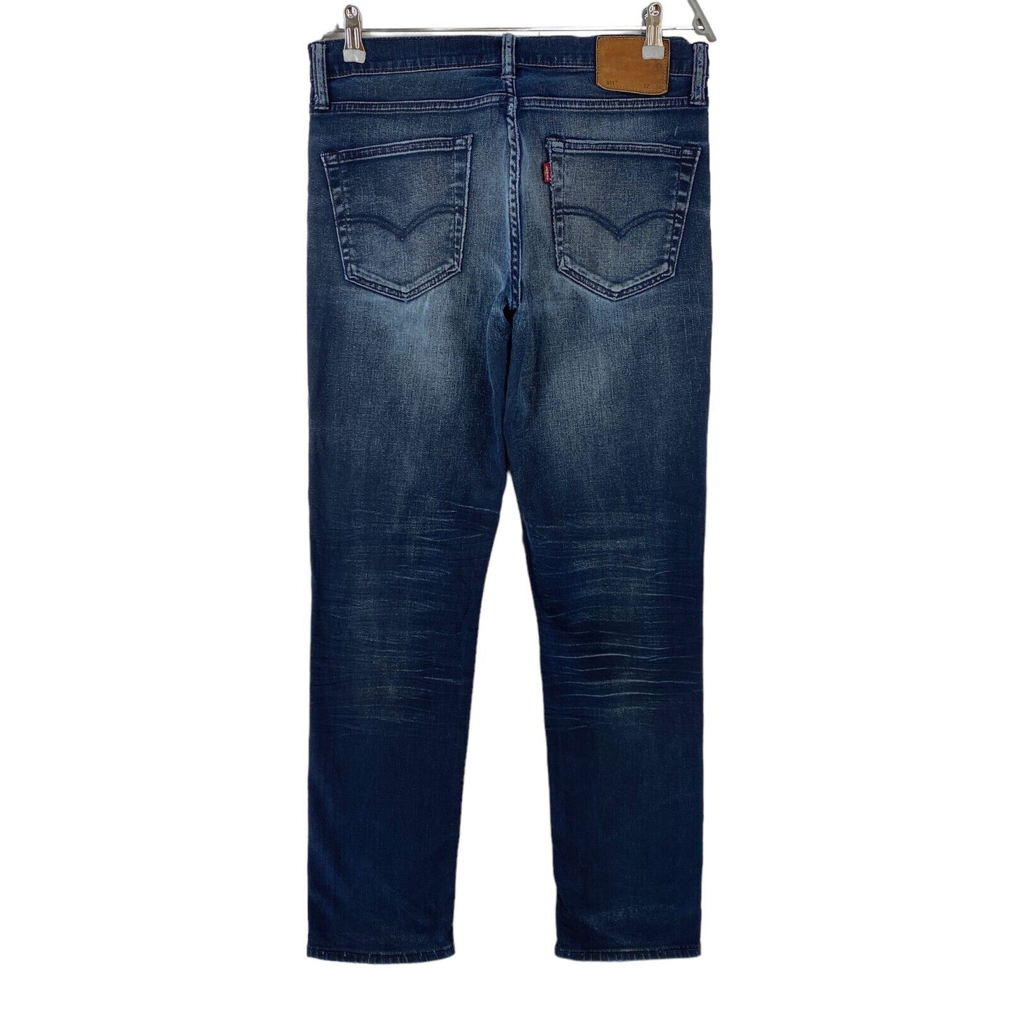 Levi's 511 Dunkelblaue Stretch-Jeans in Slim Fit, Größe W32 L32