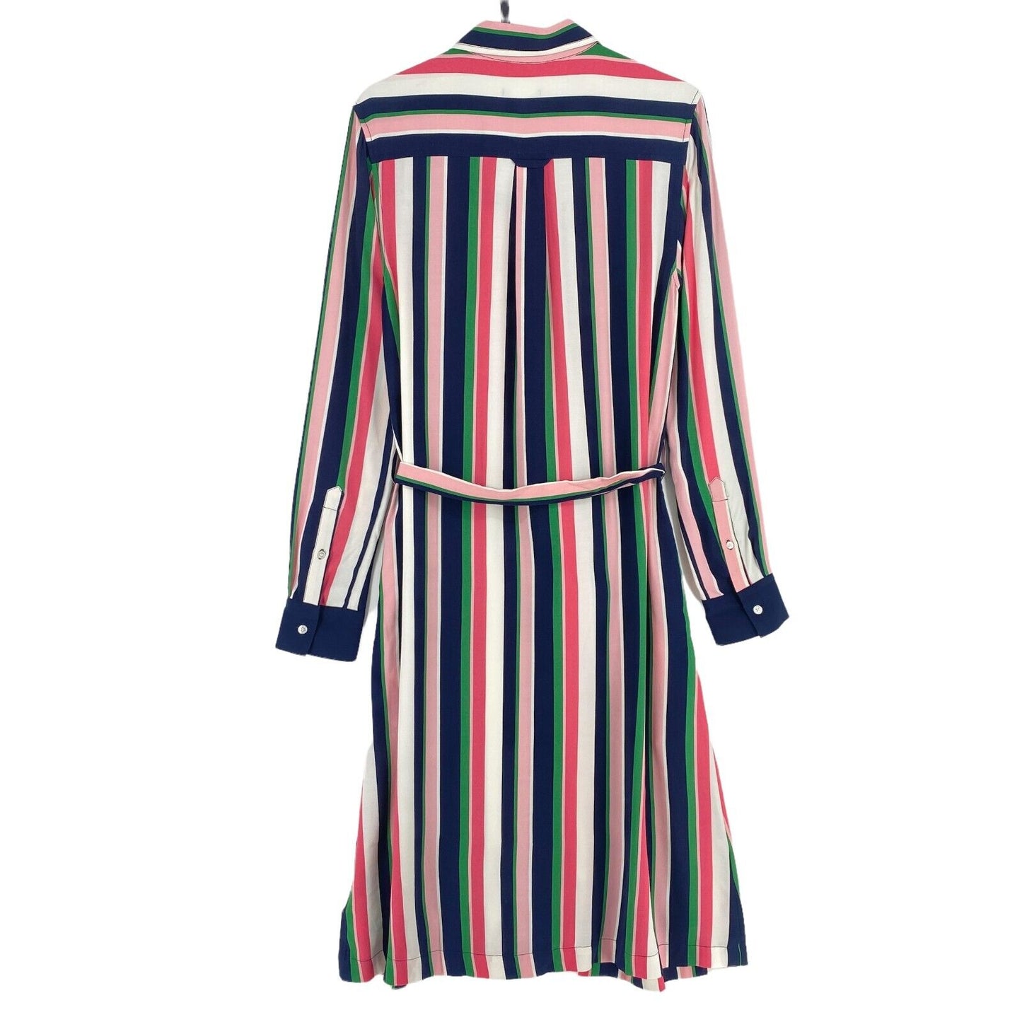 UVP 209 € GANT Grünes Multistripe A-Linien-Hemdkleid Größe EU 34 UK 6 US 4