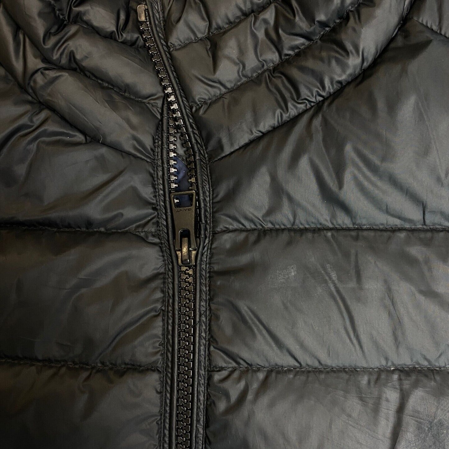 GANT Black Light Down Jacket Coat Size XL