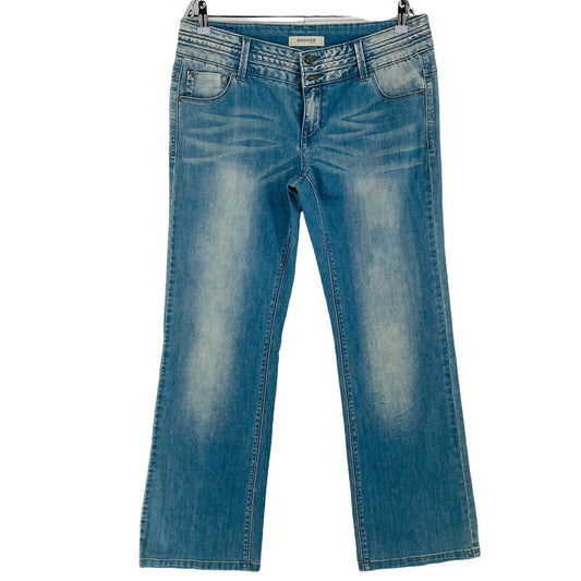 BONOBO Bootcut-Jeans, Blau, Baumwollmischung, Größe 44 W34 L34