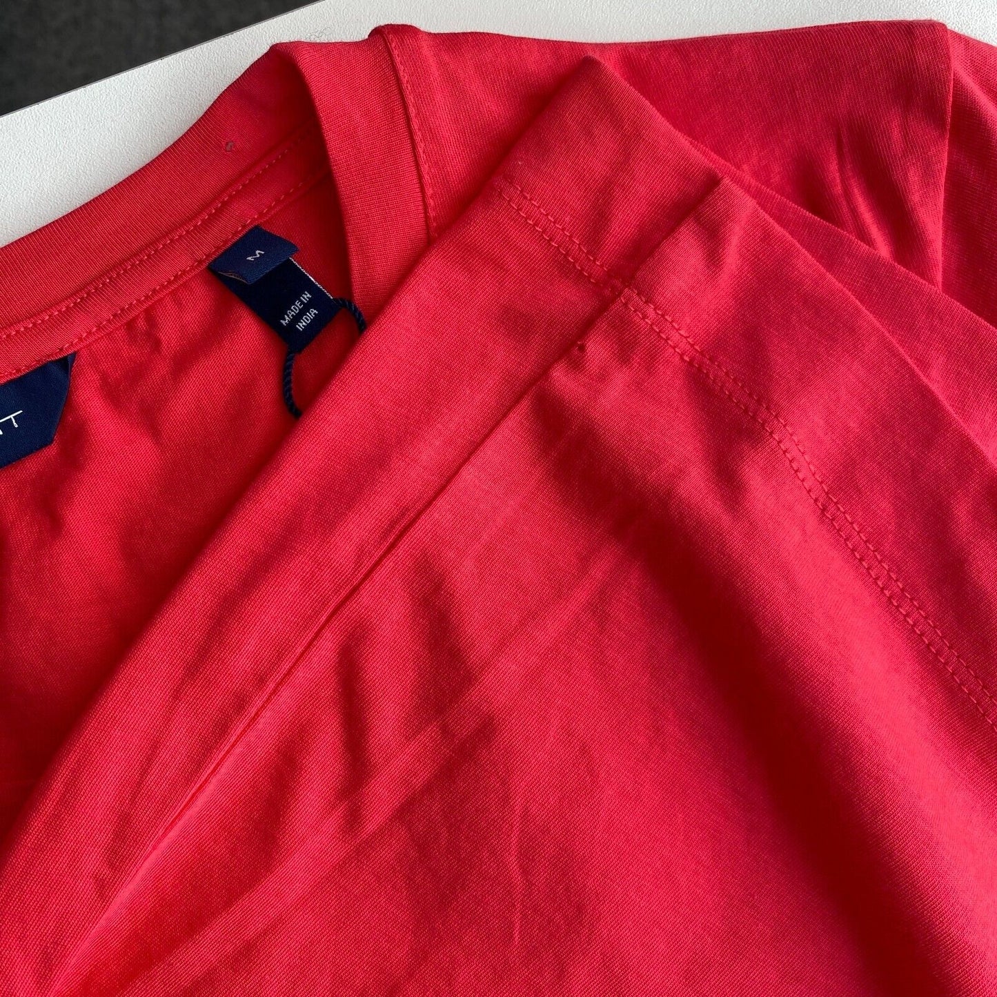 GANT T-shirt à col rond original rouge taille M