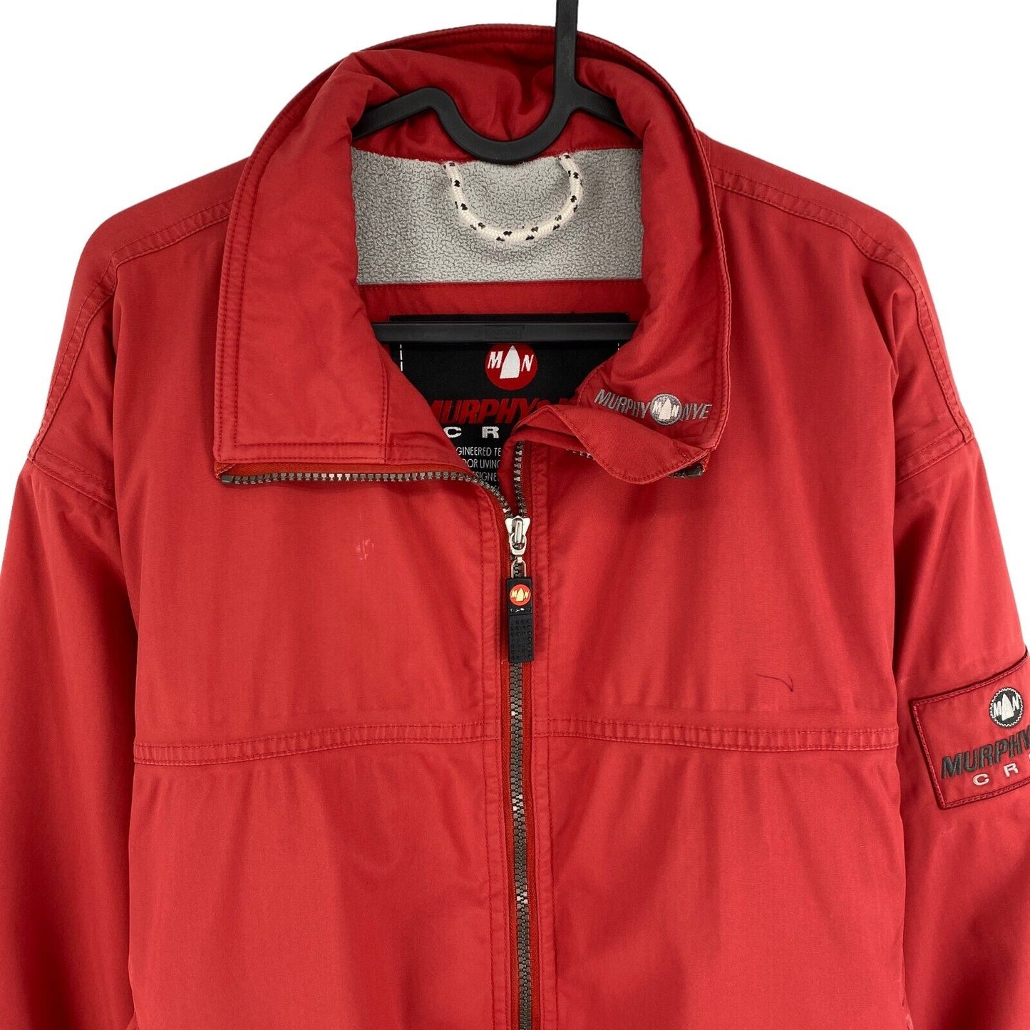 MURPHY & NYE Red Bomber Jacket Size S