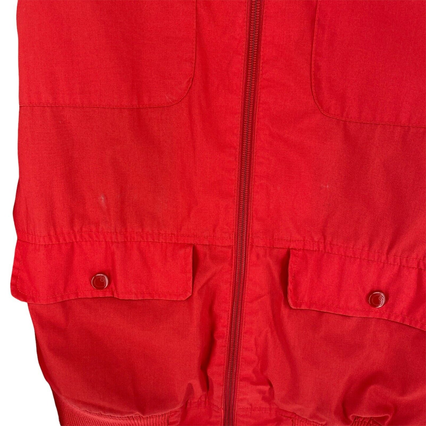 CARHARTT Veste en mélange de coton rouge Taille S