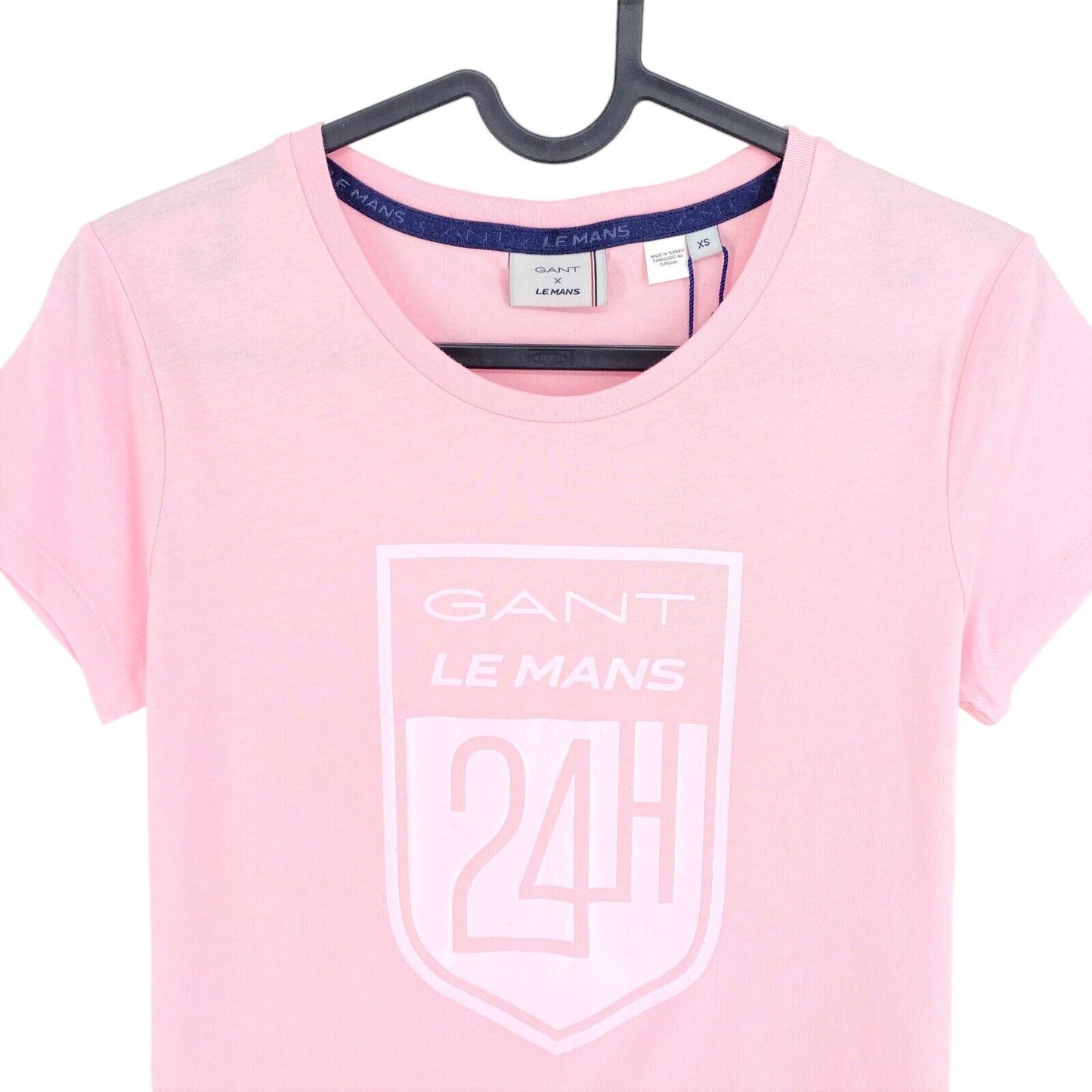 GANT x LE MANS Pink Crew Neck T Shirt Size XS