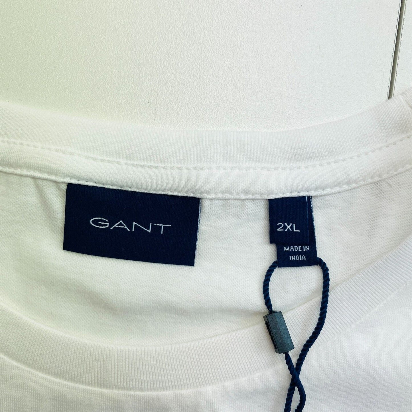 GANT White Original Crew Neck T Shirt Size 2XL XXL