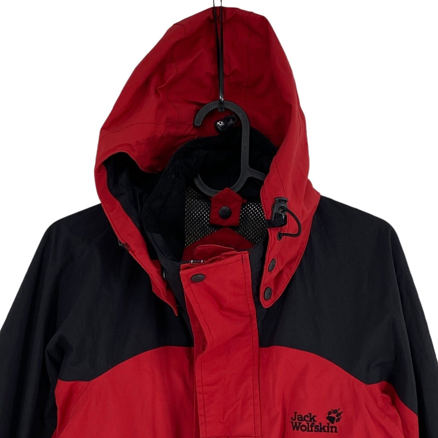 Jack Wolfskin Texapore Red Hooded Jacket Coat Size S