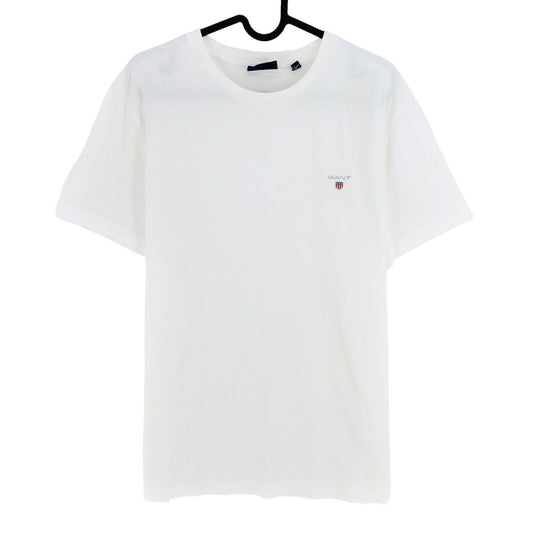 GANT White Original Crew Neck T-Shirt Size M